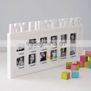 2015New Product:wood baby picture photo frames