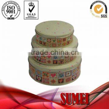 round nested tin box