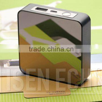 Hot Selling Mirror Panel Advertising Wireless Mobile Bank Power Charger photo-5