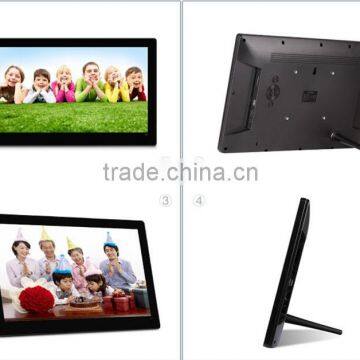 15 Inch Digital Photo Frame Advertising Kiosk Display(LCD 1920*1080,16:9, Photo, Music,1080P Video Play Back, AV In,VESA) photo-2
