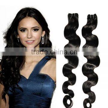 Qingdao Factory Wholesale 7A Brazilian Unprocessed Virgin Hair Weave Body Wave Natural Color Virgin Hair Extension