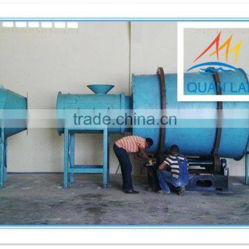 Triple pass drying machine