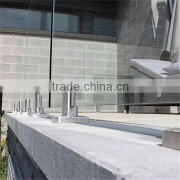 casting or cnc made stainless steel glass fence spigots
