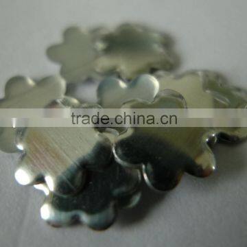 Rhinestuds Hot Fix Iron on Flower Shape 9mm, Heat Press Studs Iron on