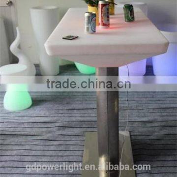 PE Plastic Big Bar Table with LED light and remote 120110A