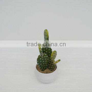 Decorative artificial plants artificial cactus with melamine pot