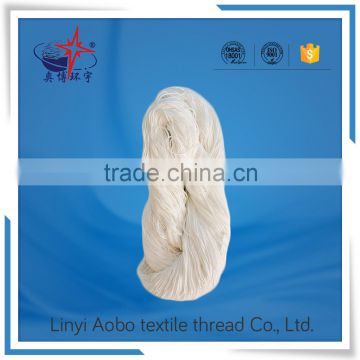 Raw white 206 polyester bag closing thread / polyester thread