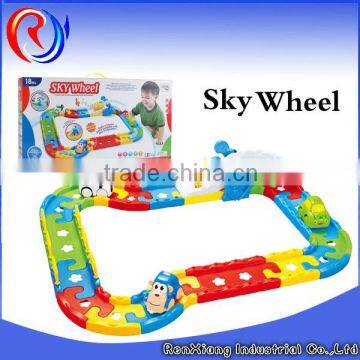 Electric car track toy slot car toys racing track toys