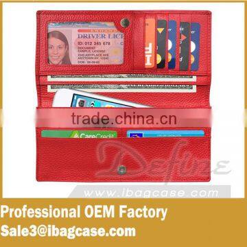 Credit Card Holder Promotion RFID Blocking Genuine Leather Wallet photo-4