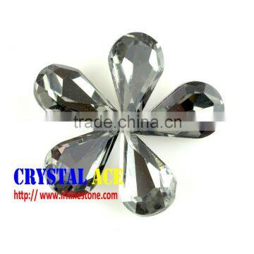 Fancy Strass Sapphire Crystal Glass Rhinestone Drop Shape,pear Shape Rhinestone Strass for Jewel photo-2