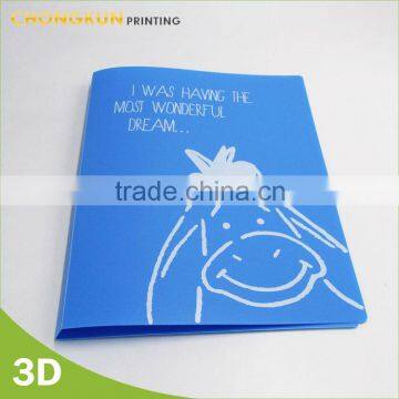 2016 realy factory High quality customized Colorful Printed pp Plastic file folder / presentation folder