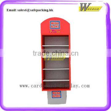 Supermarket Merry Christmas Gifts Display Shelf Floor Cardboard Promotion Pocket Display Stand photo-3