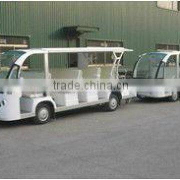 electric sightseeing bus with trailer, electric personal carrier for South America