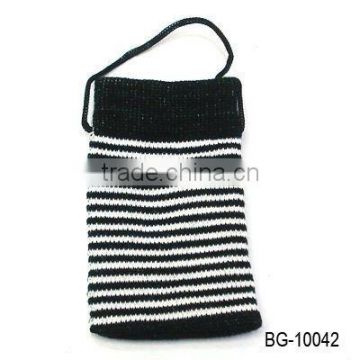 trendy fancy new cell phone bag with hook and loop