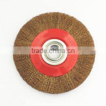 1500mm.wheel Brush With Brass Wire,stainless Steel Wire Wheel Brush photo-5
