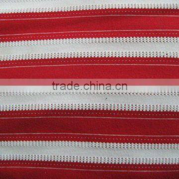 100% cotton jacquard color stripe fabric