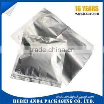 Plastic aluminium foil vacuum bag with zip lock/ Printed vacuum pouch for food