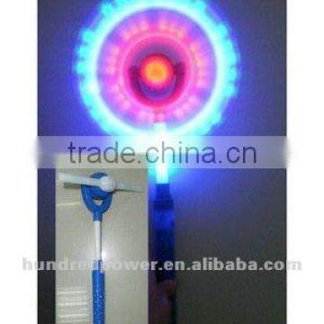 Flashing windmill with 6 leds