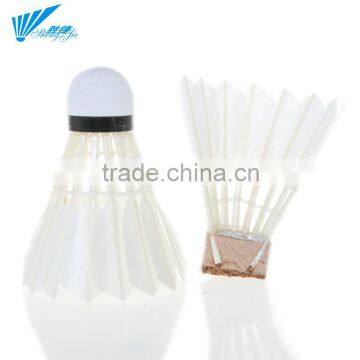 top quality water duck feather shuttlecock