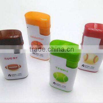 Sports Printed With Cap Flameless Oil Recharg Windproof Lighter photo-2