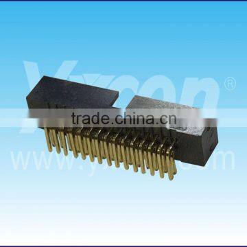 Dongguan Yxcon 1.27mm pitch right angle dual row box header