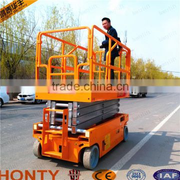 3% discount 10 m electric mini upright auto scissor lift for sale