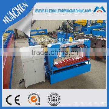 T12 Trapezoidal Metal Roof Tile Roll Former and Cutter