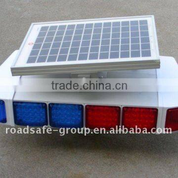 LED Solar Warning Flashing Light (4 sides working)