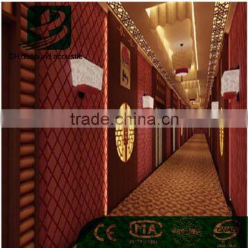 Eco-friendly 100% Recyclable Polyester Fiber Soundproof Decorative wall Panel for Restaurant