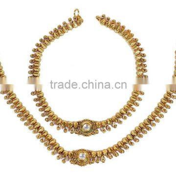 Indian Gold Plated Payal Anklet photo-4