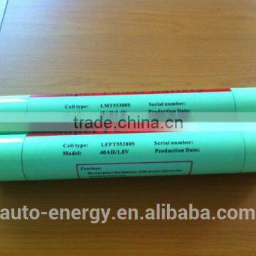 lithium titanate battery 2.4V 45AH cylindrical cell with high rate super long cycle life for EV,Emergency power supply