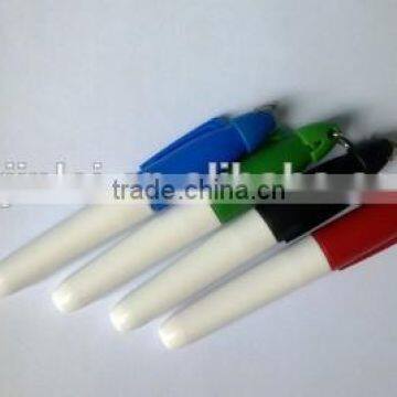 4 color mini whiteboard marker with hook