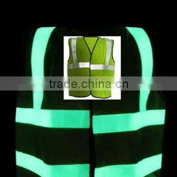 luminescent and reflective safety clothing