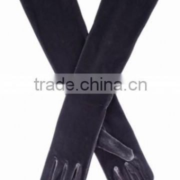 Women's Long Velvet Evening Gloves AP-6624