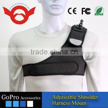 New style go pro accessory adjustable shoulder harness chest strap mount for Gopro Hero 4 3+ 3 2 1