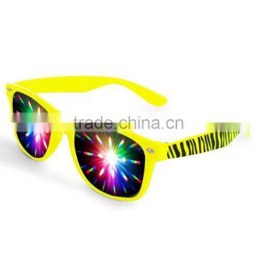 Bulk 3d glasses holographic glasses plastic for sale