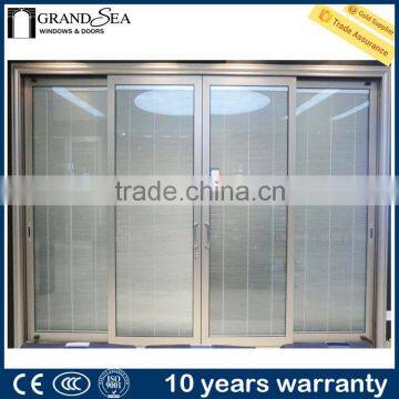 Quality Aluminum Sliding Glass Interior French Door photo-6