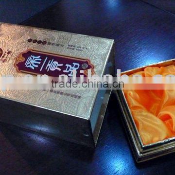 matte glossy metallized aluminum foil box