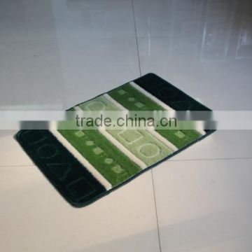 PP material washroom floor mat with TPR base