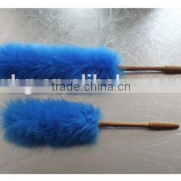 Lambswool Duster With Retractable Black Tube photo-3