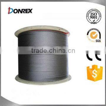 Hot dipped steel wire rope for fitness equipment