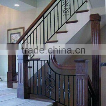 Top-selling hand forged exterior stair handrail