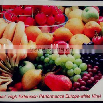 High Extension Performance Europe-White Adhesive Vinyl self adhesive vinyl