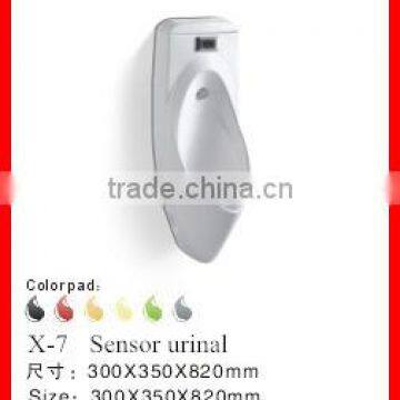 Modern design sanitary ware porcelain sensor urinal X-7