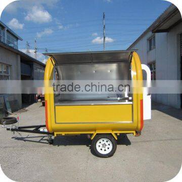 2014 Firm Structure Outdoor Mobile Twinkies Lindt Chocolate Gyoza Food Trailer Cart with Wheels XR-FC220 B