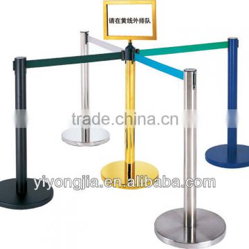 Retractable Barrier/ stanchion/railing in publc and hotel