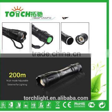 Bicycle Lights High Power Flashlight T6 LED Flashlight Zoomable Torch Waterproof 18650 Lamp Flashlights photo-3