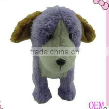 stuffed plush cute baby dog in factory promotion