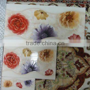 Inkjet 3D ceramic decorated wall tiles 30x60CM 20x60CM