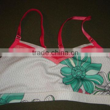 hot sex women custom made padded sports bra